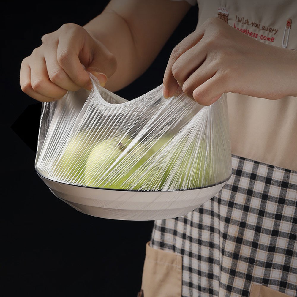 Disposable Food Cover Elastic Plastic Wrap Food Grade Food Lids Shoe Cover JQ