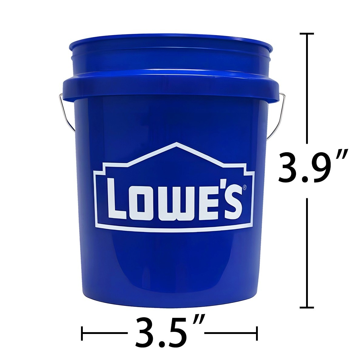 Lowe’s 0.4-quart BPA-Free Food-Grade Polypropylene Mini bucket Lid(s) Included.