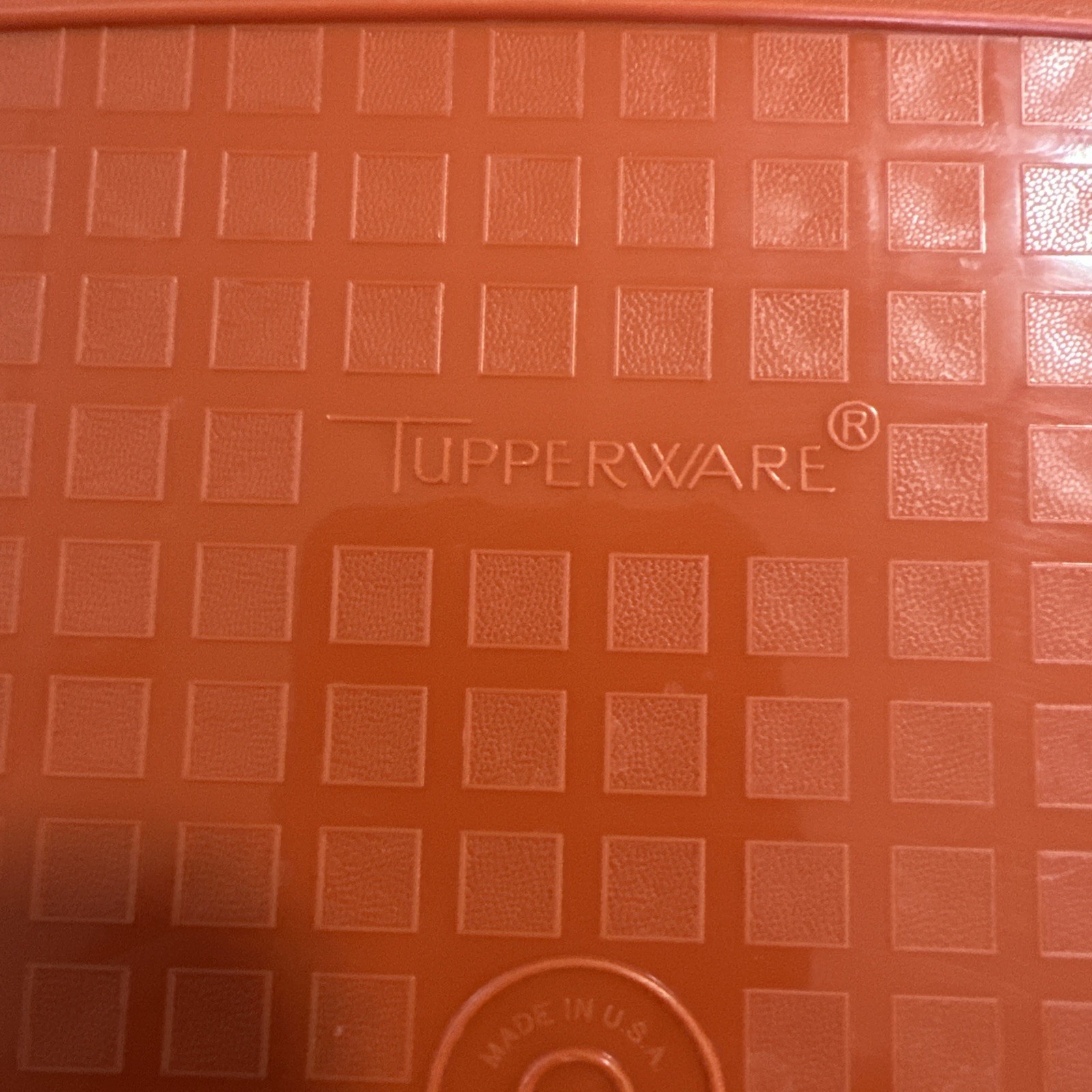 TUPPERWARE 1294-7 LARGE MARINADE TENDERIZER CONTAINER KEEPER PAPRIKA RED W/LID
