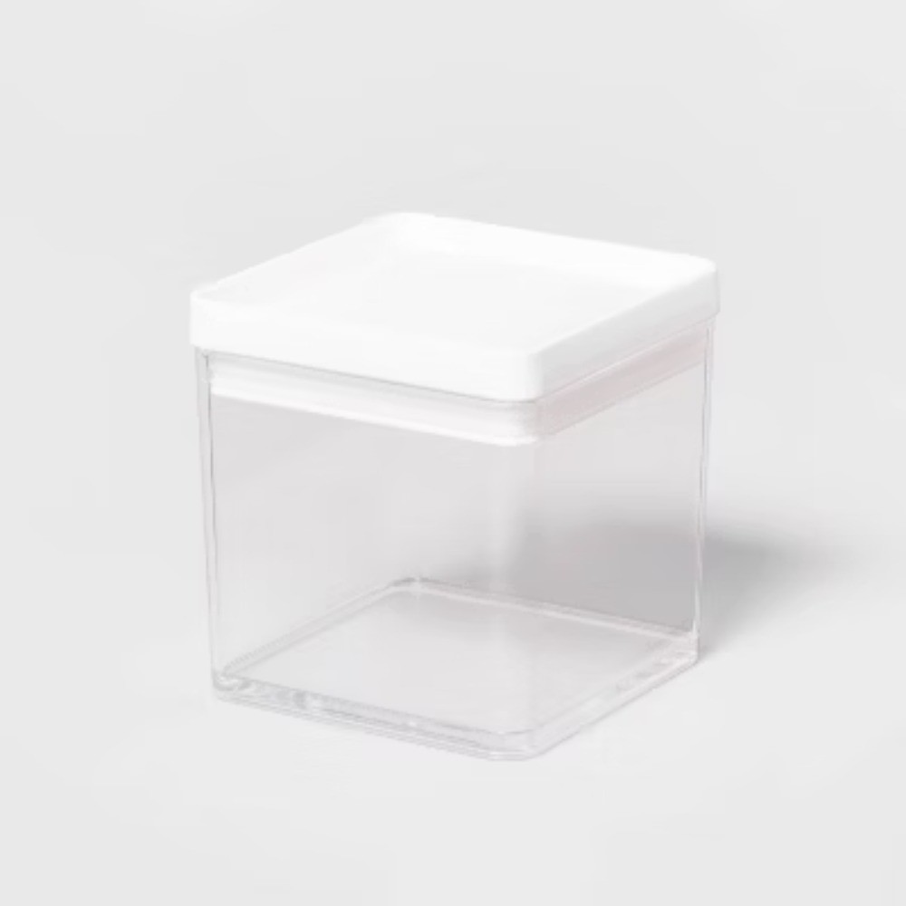 2.75c Short Square Plastic Food Storage Container – Brightroom