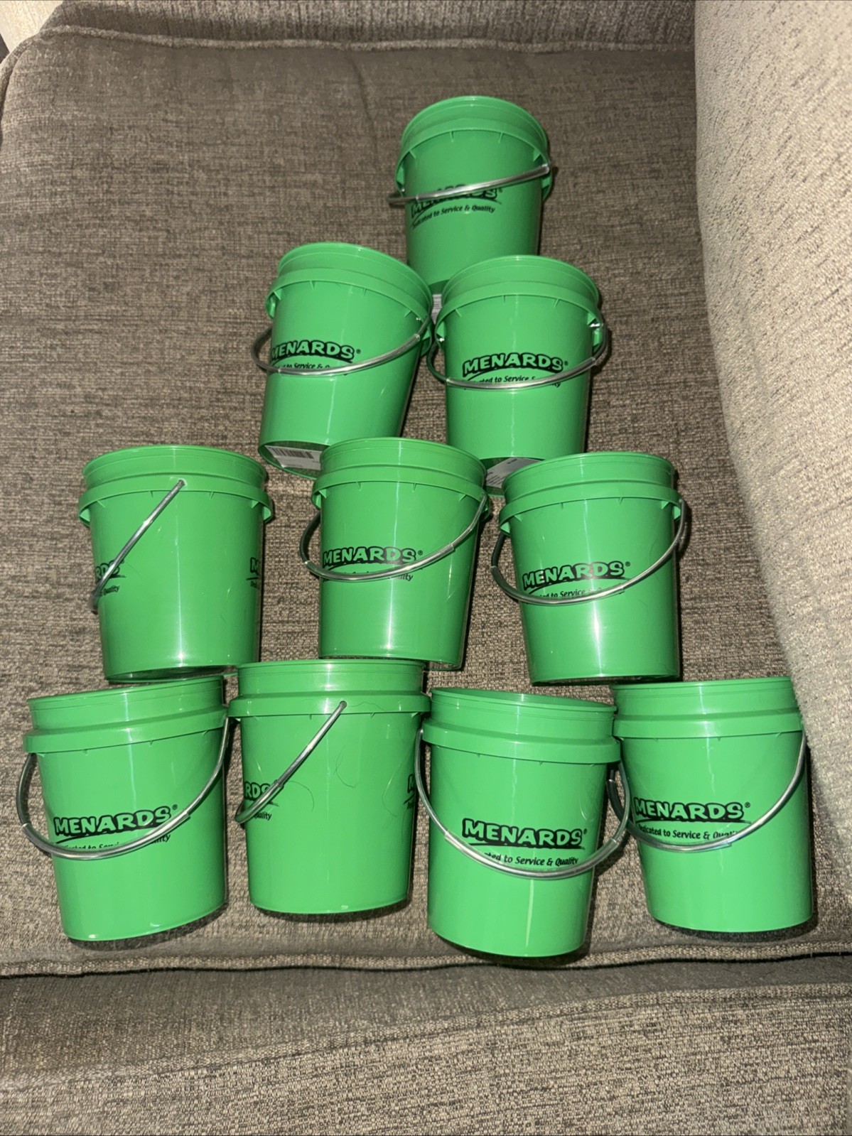 Menards 400mL Mini Bucket W/Steel Handle 10 Count