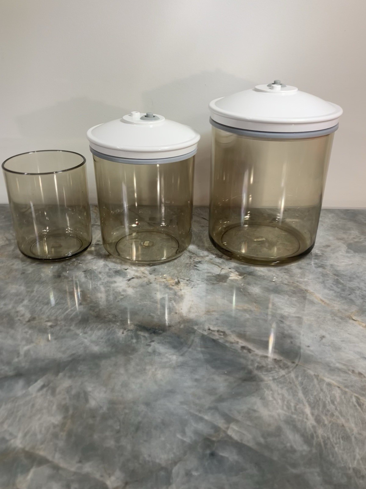 Food Saver KY-124 & KY-135 Snail Vacuum Seal Containers 50 oz & 80 oz