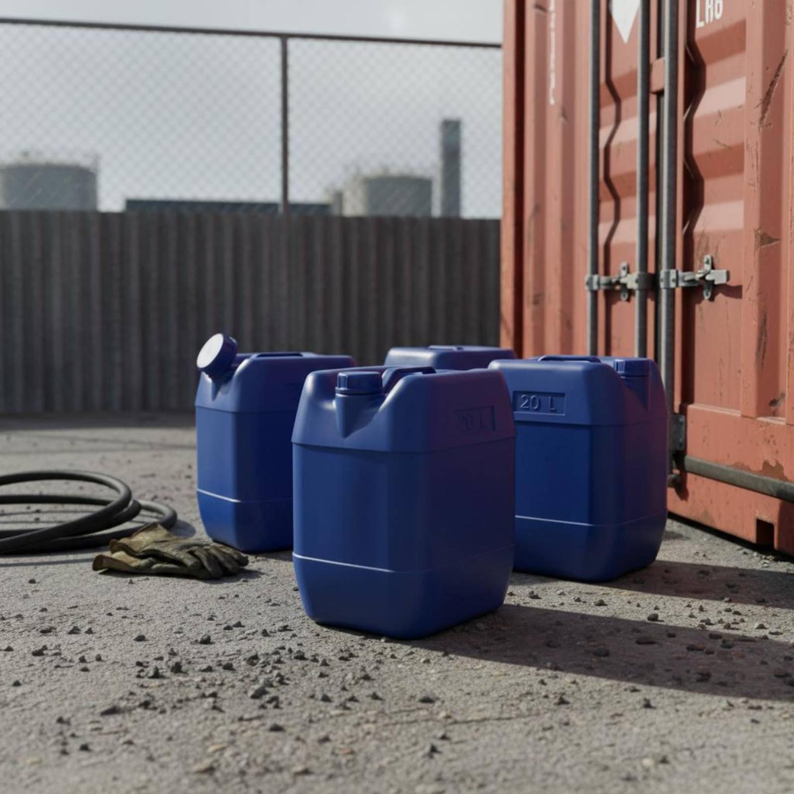 Industrial Drum Leak Proof Stackable Plastic Jerry Can Portable