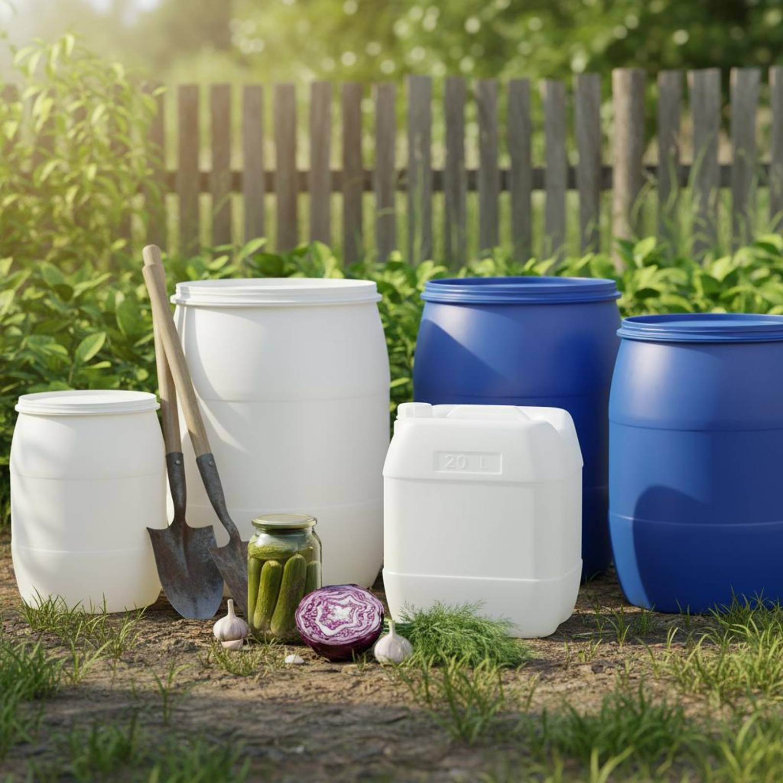 Industrial Drum Leak Proof Stackable Plastic Jerry Can Portable