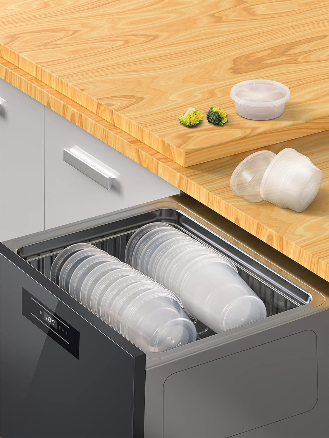 Microwavable 16 oz Food Storage Containers – 36 Leak-proof Sets, Clear Design