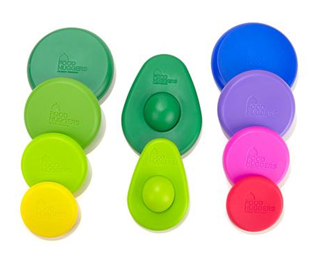 Farberware Food Huggers 10 Piece Reusable BPA-Free Dishwasher & Microwave Safe