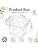 Bekith 6 Pack 1/6 Size Plastic Clear Food Pans with Lids for Kitchen Restaurant