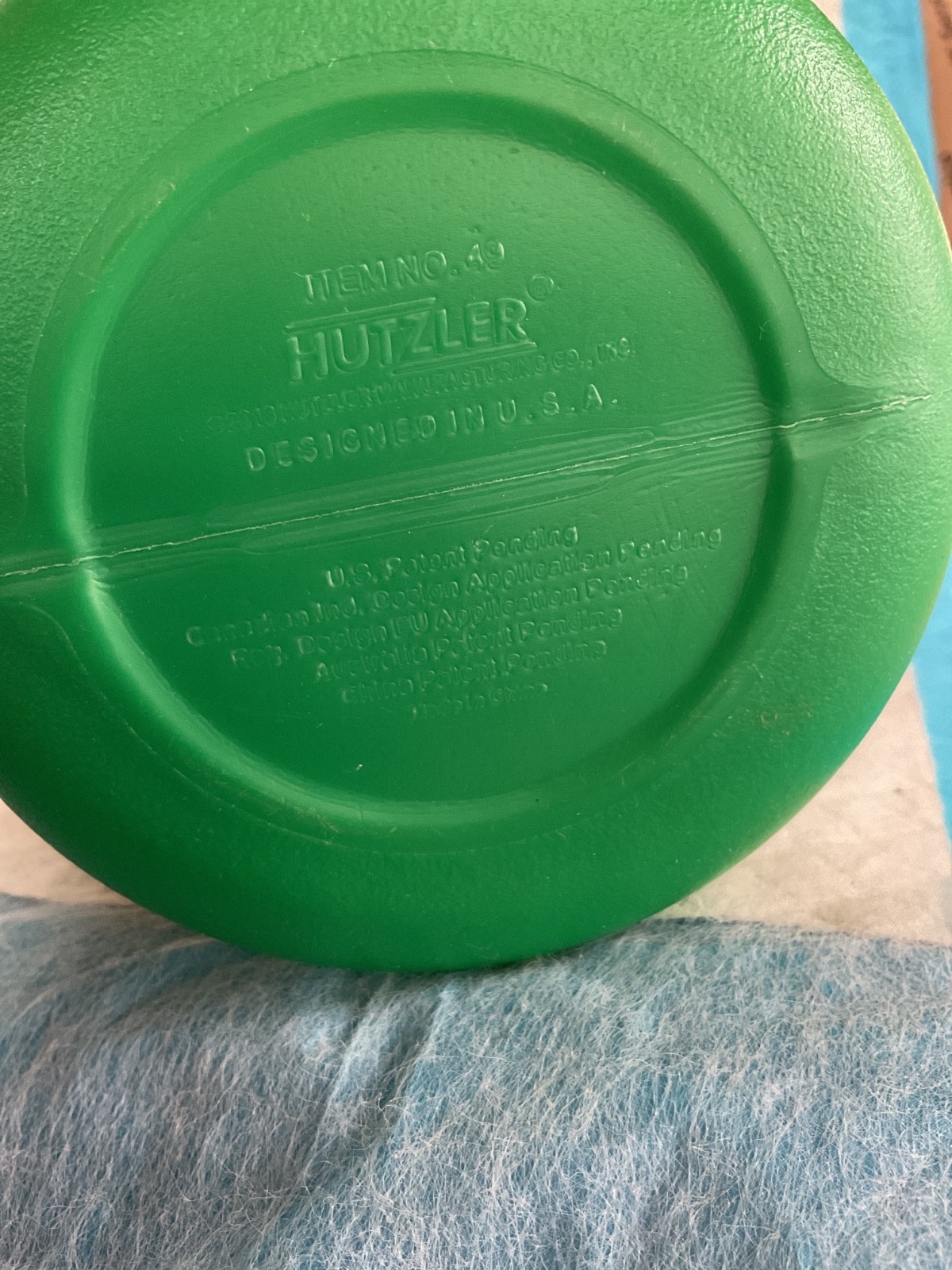 HUTZLER WHIMSY MUSHROOM TRICOLOR SHAPED SAVER KEEPER STORAGE CONTAINER NWOT
