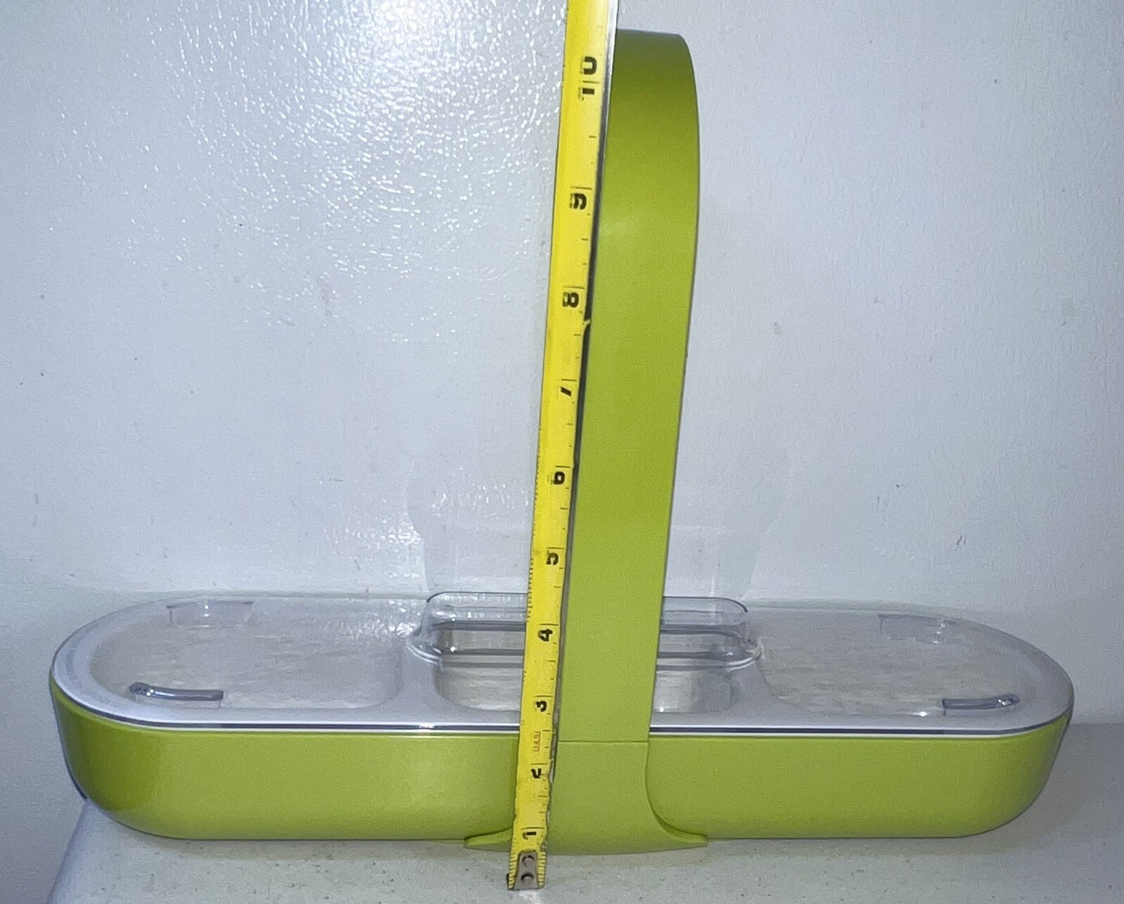 Condiment Caddy 3-Section Kiwi Green Zak Designs NEW