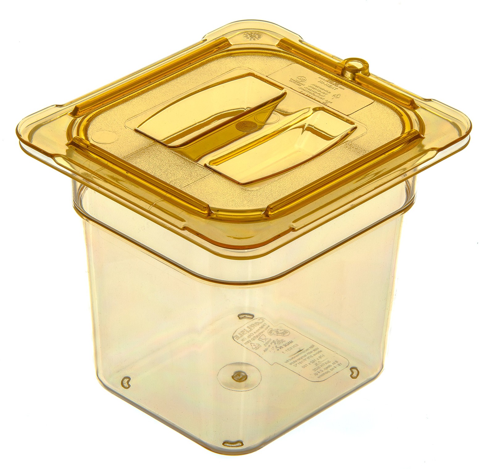 Carlisle FoodService Products High Heat Food Pan, 1/6 Size Food Storage Conta…