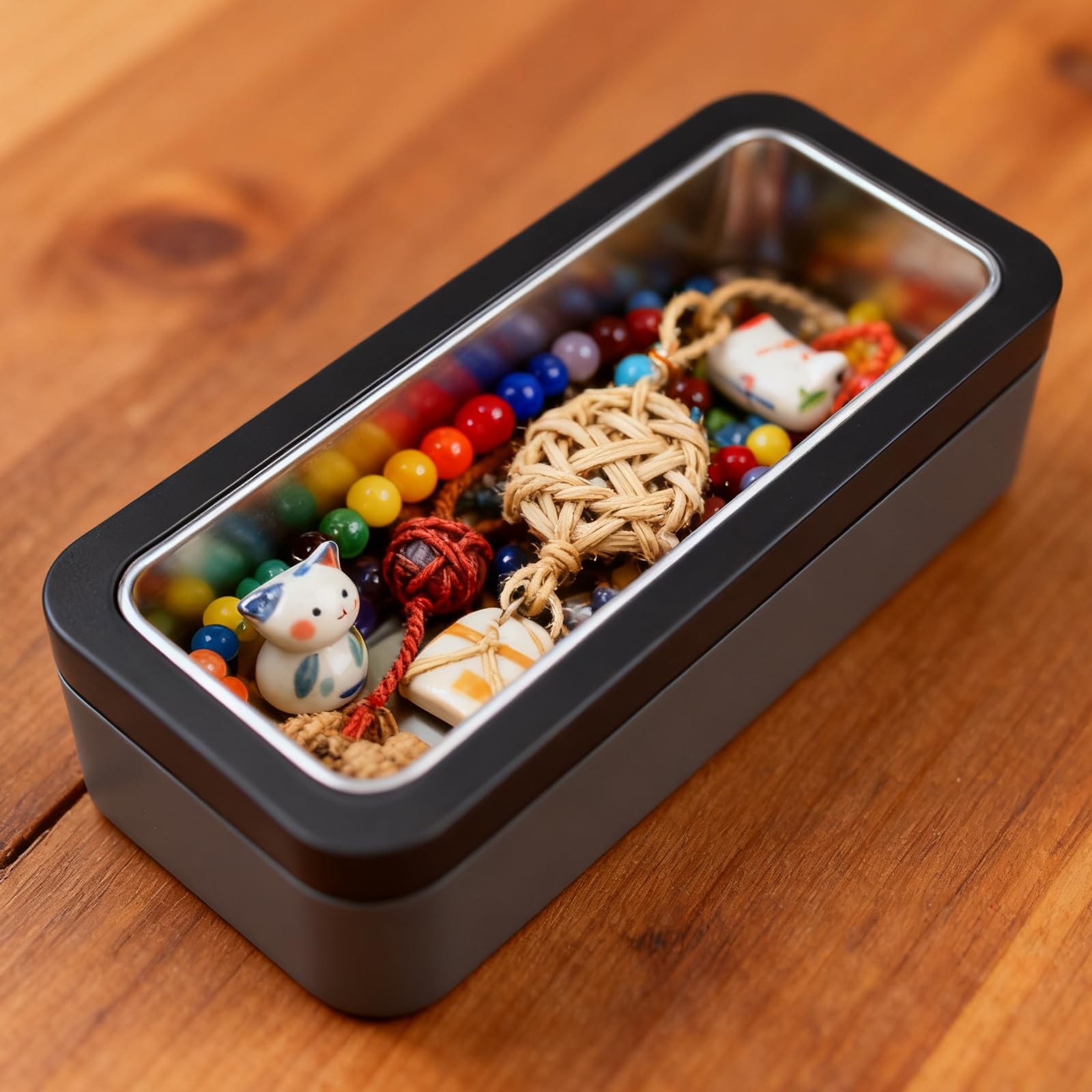 Goodma 7Pcs Rectangle Metal Tins Containers with Lids Mini Storage Canister J…