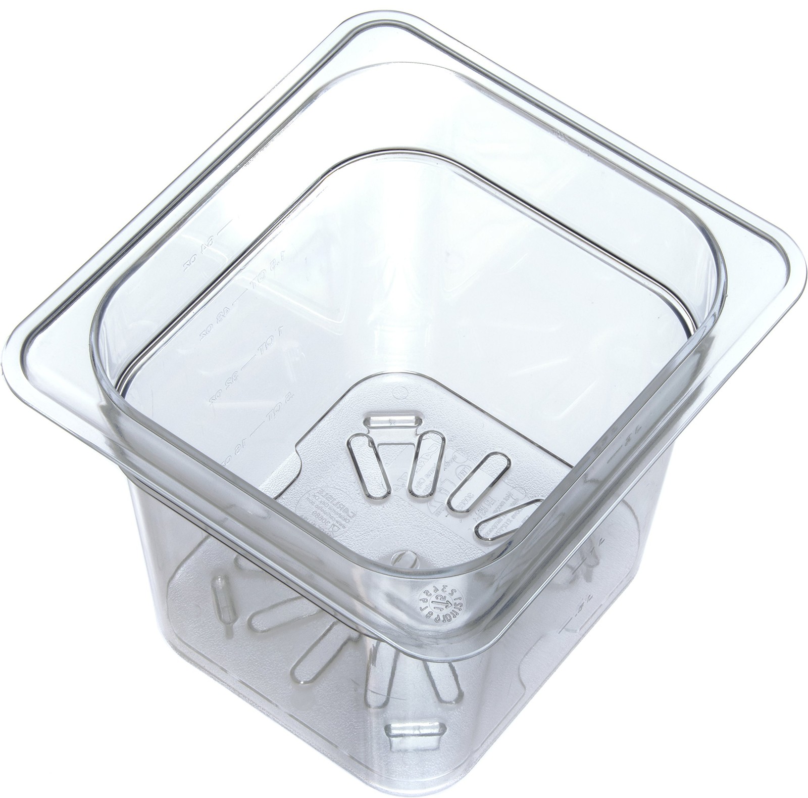 Products Plastic Drain Shelf For 1/6 Size Food Pan Clear pack Of 6 0.6 Inches