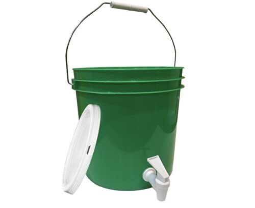 2 Galon Food Grade Bucket with Spigot Faucet Dispenser and Lid ( Pack of 2)