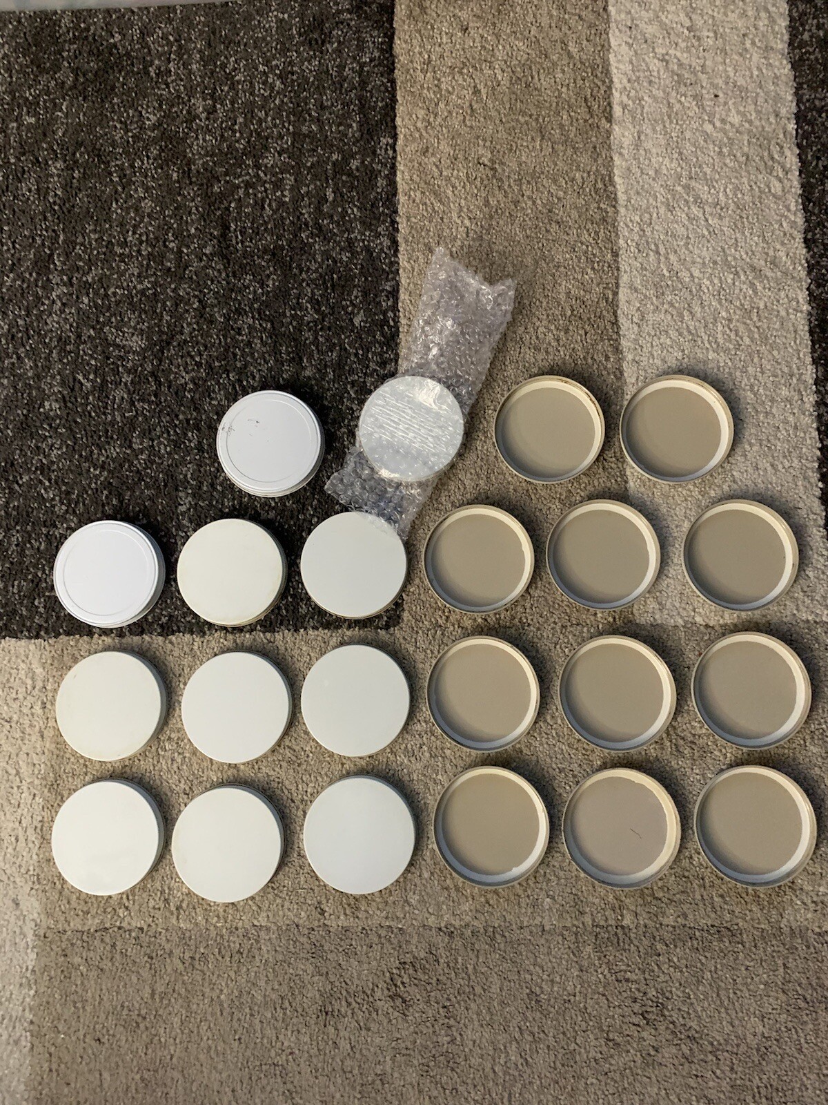1 Gallon Fermentation Jar Replacement White Steel Caps 5