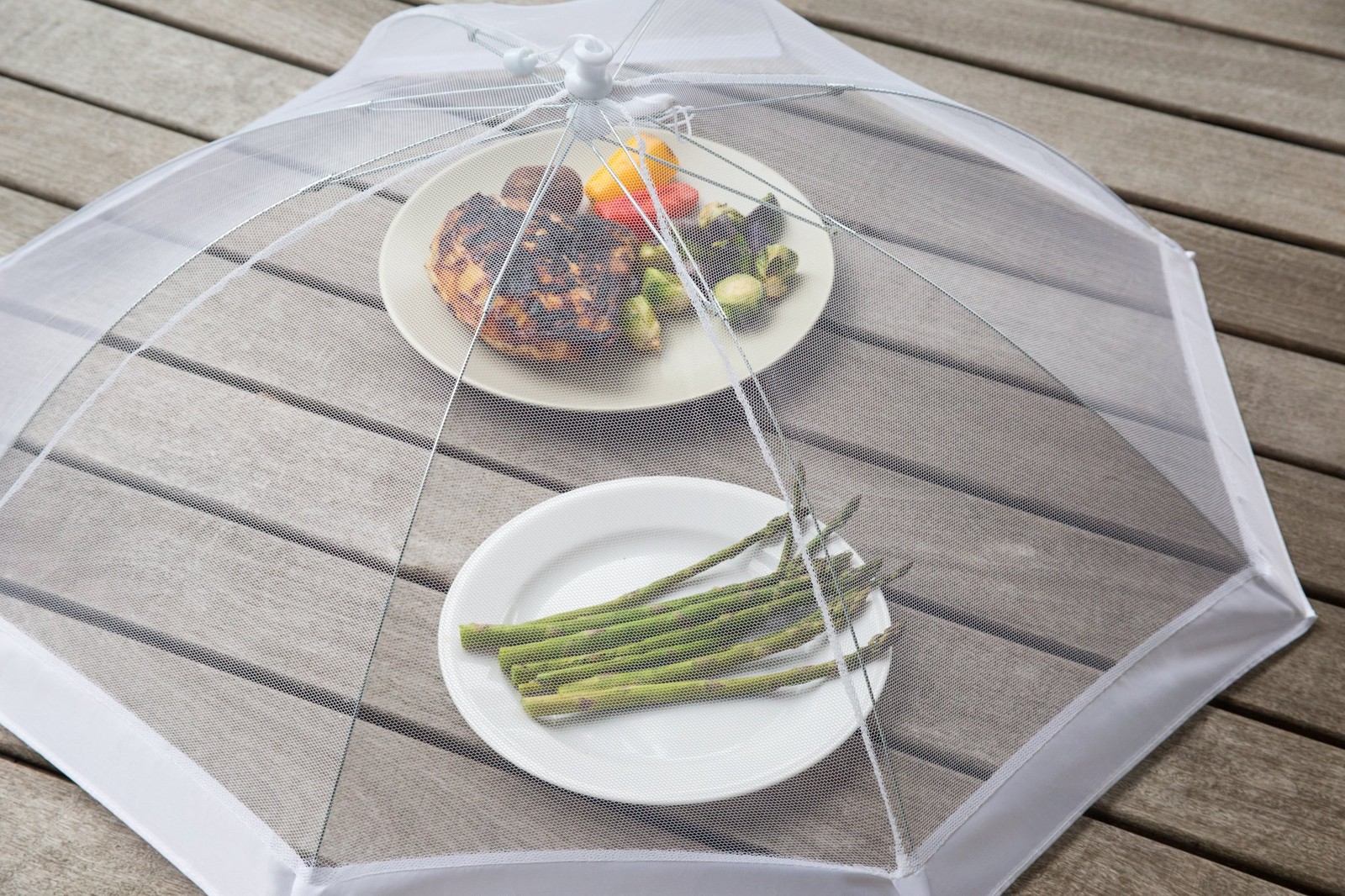 Fox Run Round Food Umbrella, 30″, White