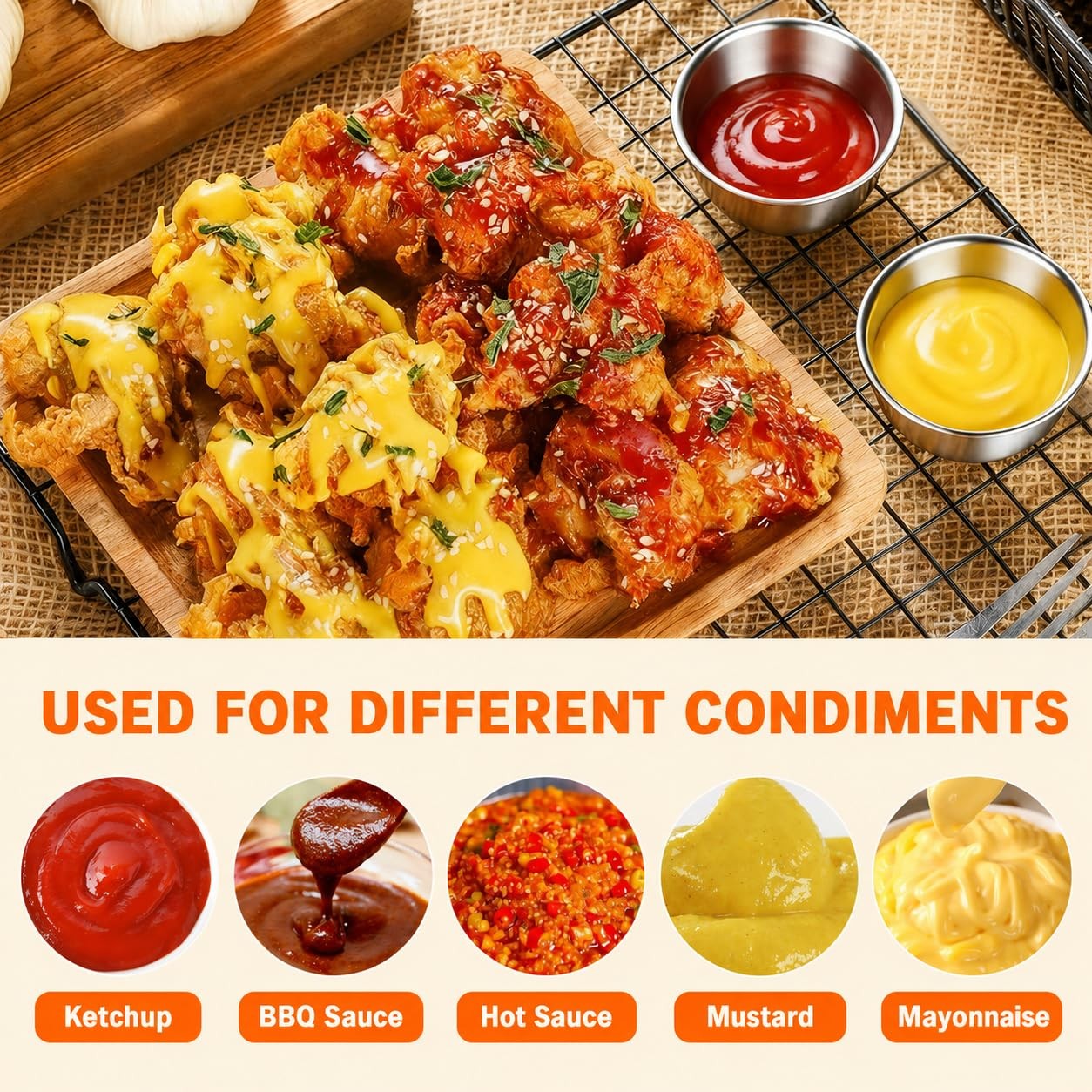 Salad Dressing Containers with Lids, 5.7 oz Leakproof Sauce Cups,3 Pack