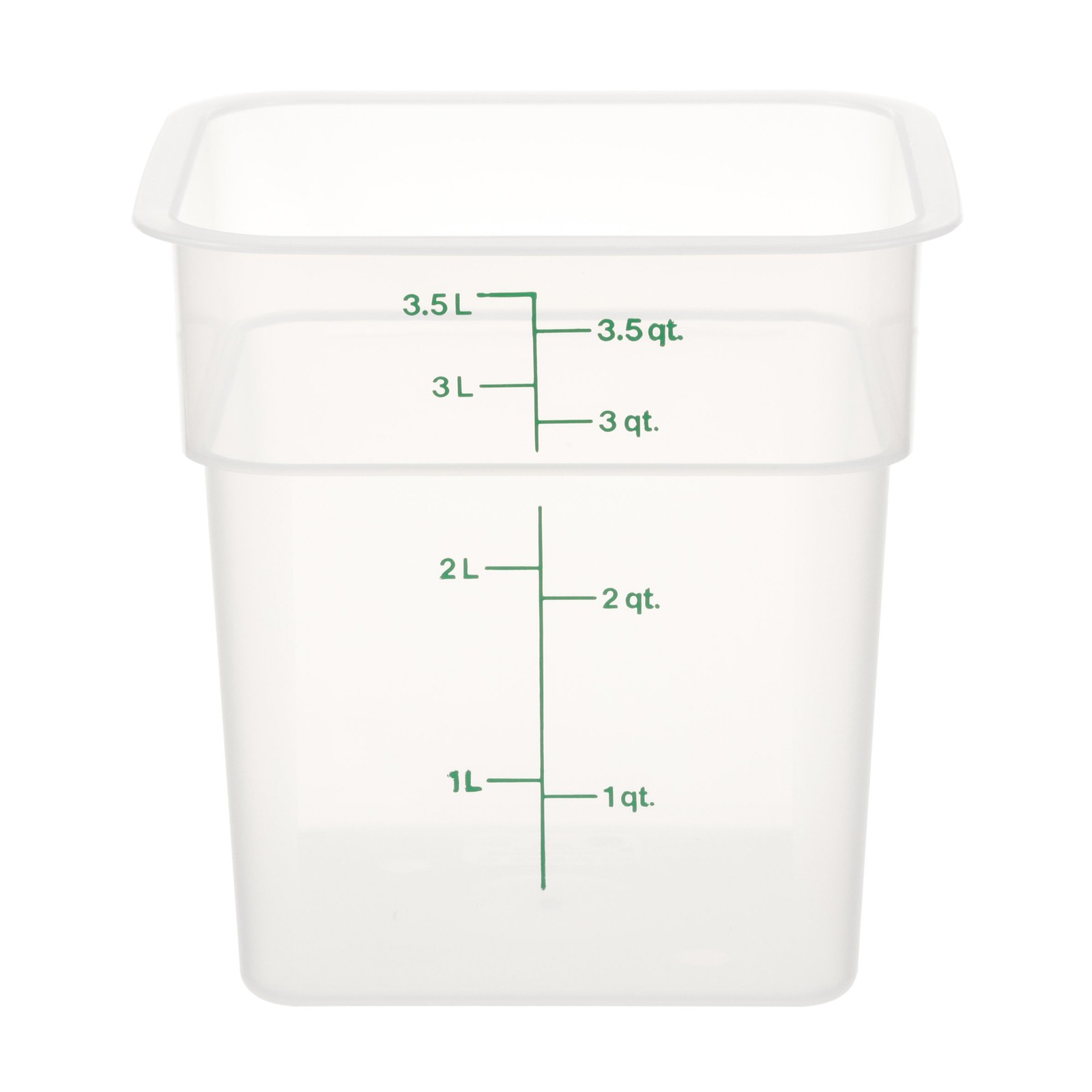 Cambro 4SFSPP190 4 qt Cam Square® Food Storage Container