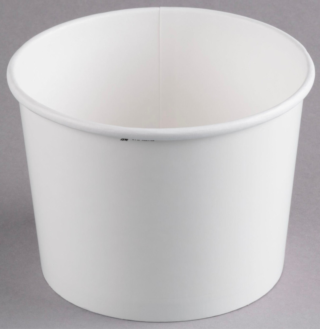 Huhtamaki 60164 64oz White Paper Food Container Hot Cold Soup Deli Cup Case 250