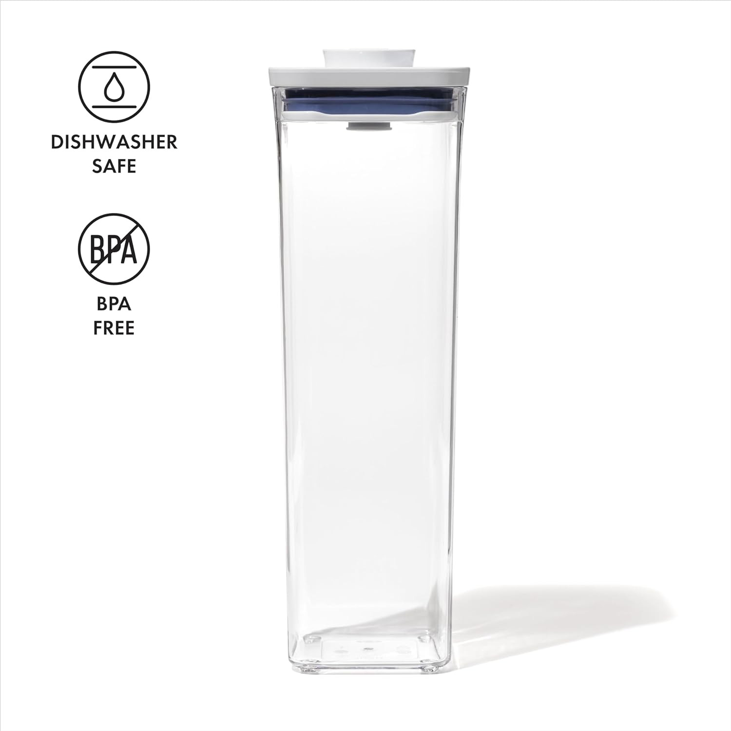 OXO Good Grips POP Container – Airtight Food Storage – Small Square Tall 2.3 Qt
