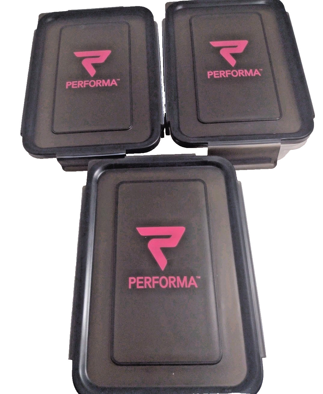 Performa Meal Container Holds 24oz/3 Cups Leak Proof BPA Free 3 Pk