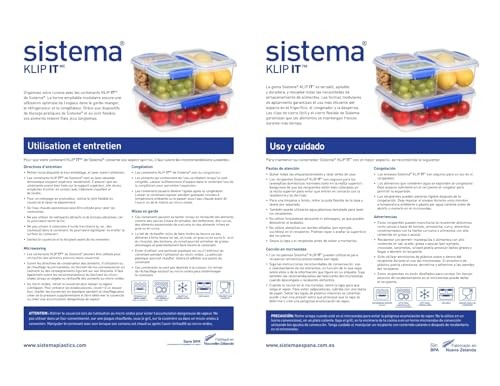 Contenedores De Almacenamiento De Alimentos De La Coleccion Lunch, Azul, Ver…