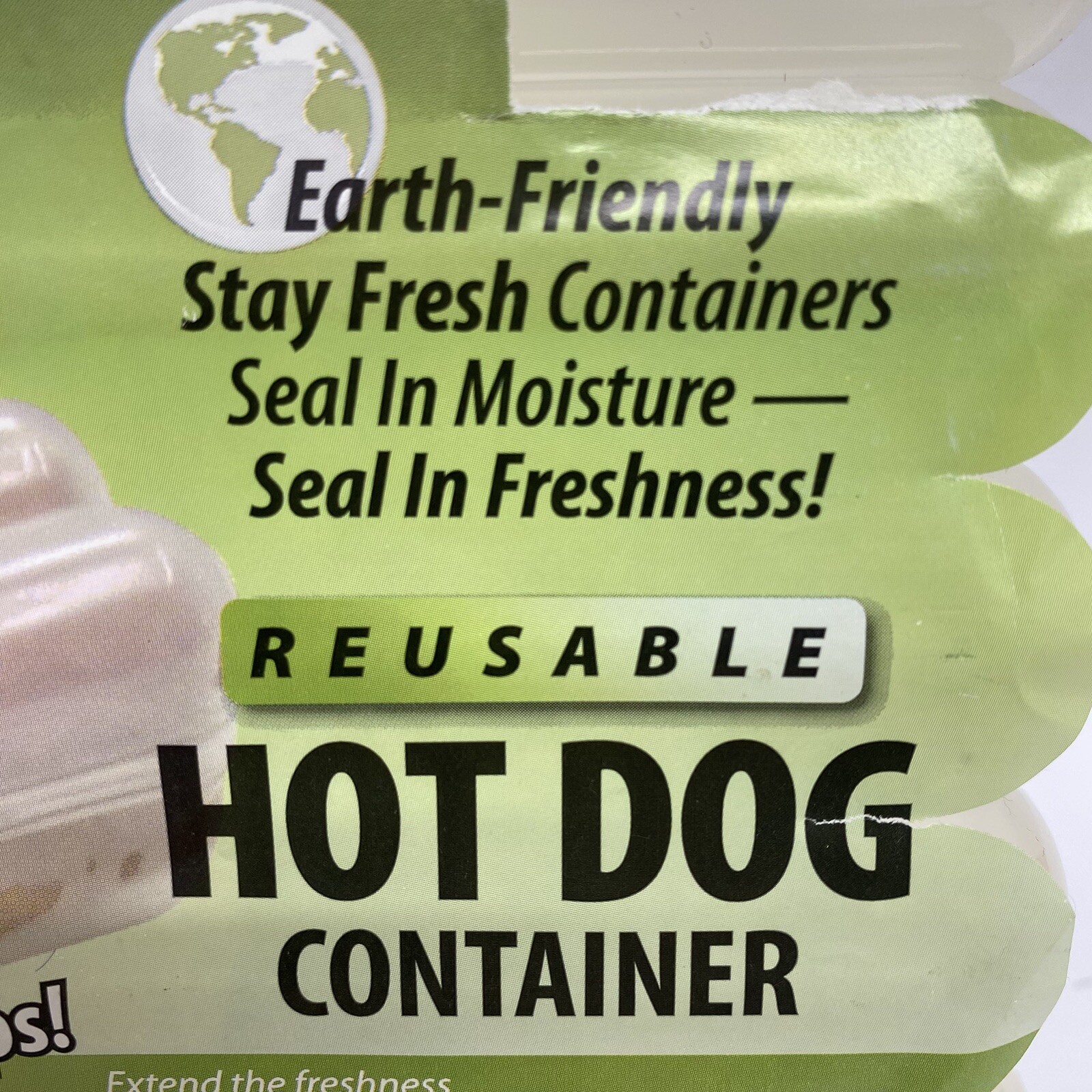 Hot Dog Storage Box Refrigerator Food Container Reusable