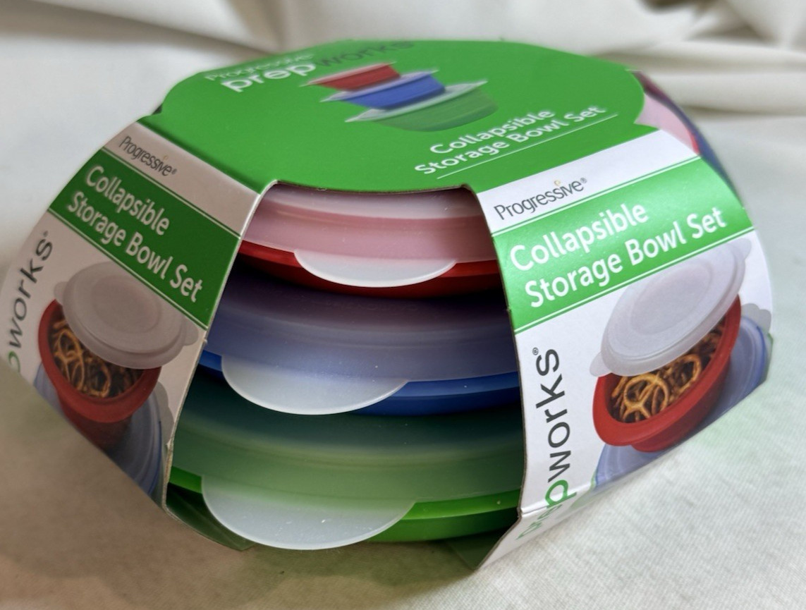 Prepworks From Progressive International CB-20 Prep/Storage Bowls, Set of 3 NEW