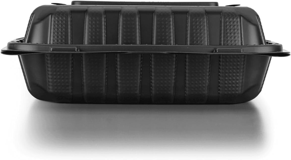 Clamshell Take Out Food Containers [9″x9″ – 120 ct] To Go Containers | Microw…