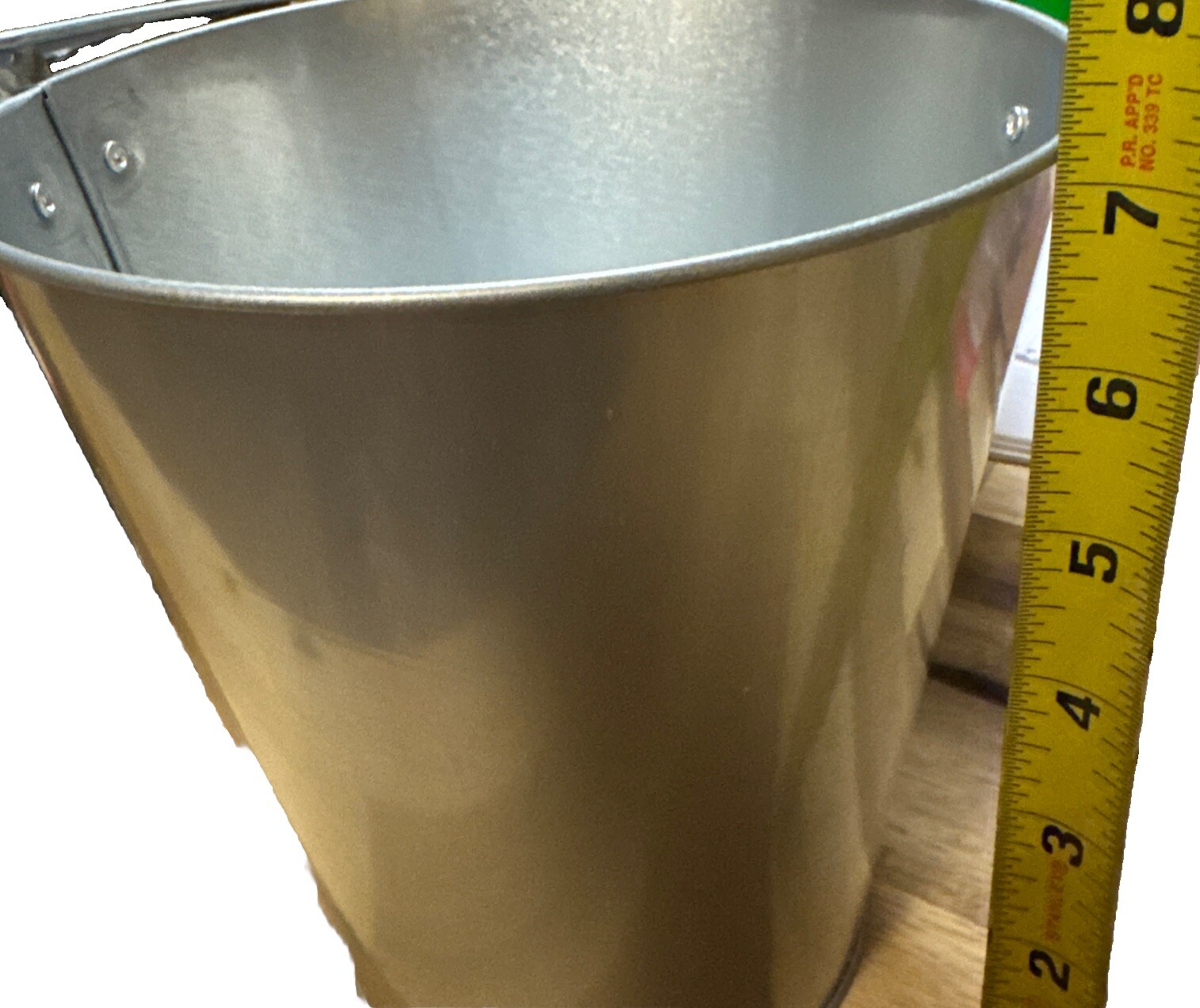 6 – Galvanized Metal Buckets with Handle