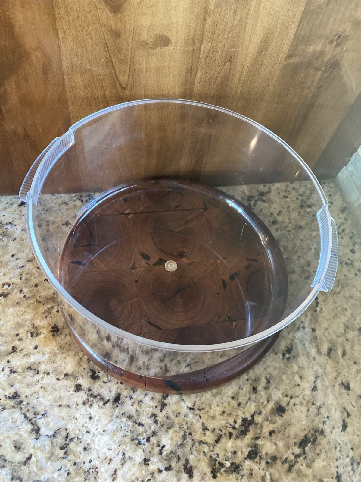 Precidio ~Clear ~Cake~Dessert~Container~Melamine~Plate With Dome~Round~Durable