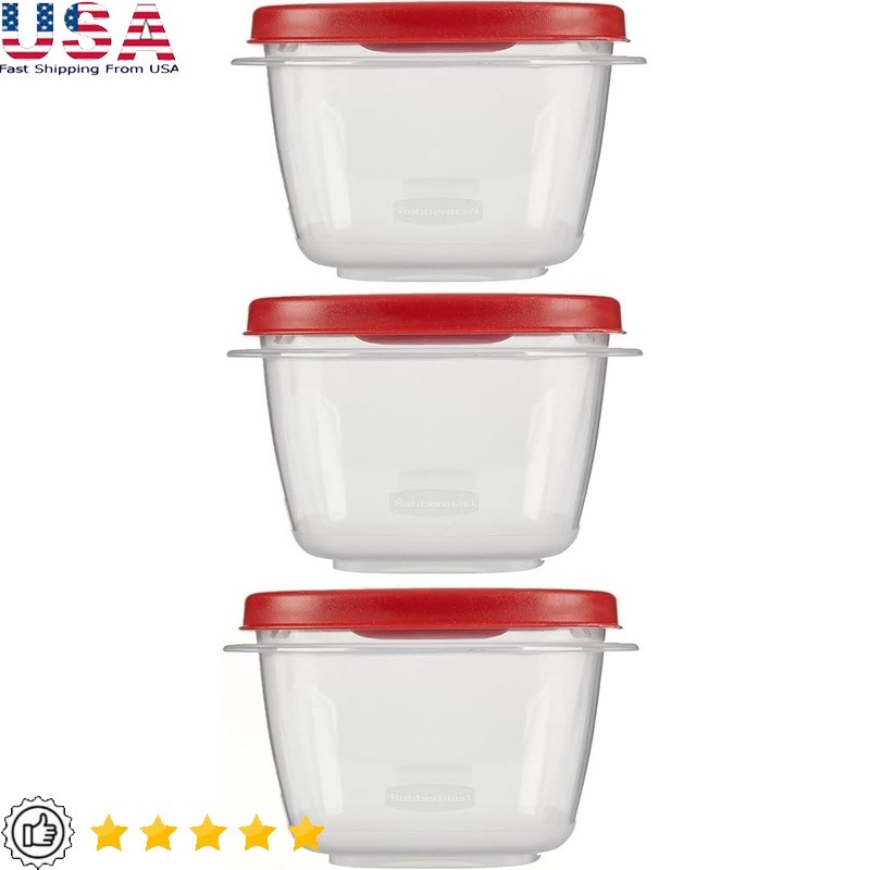 Airtight Food Storage Containers Set Stackable BPA Free Kitchen Organization New