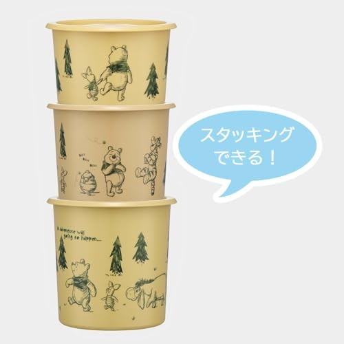 Skater SOT10-A One-Touch Seal Container Large 1000ml Winnie the Pooh Japan
