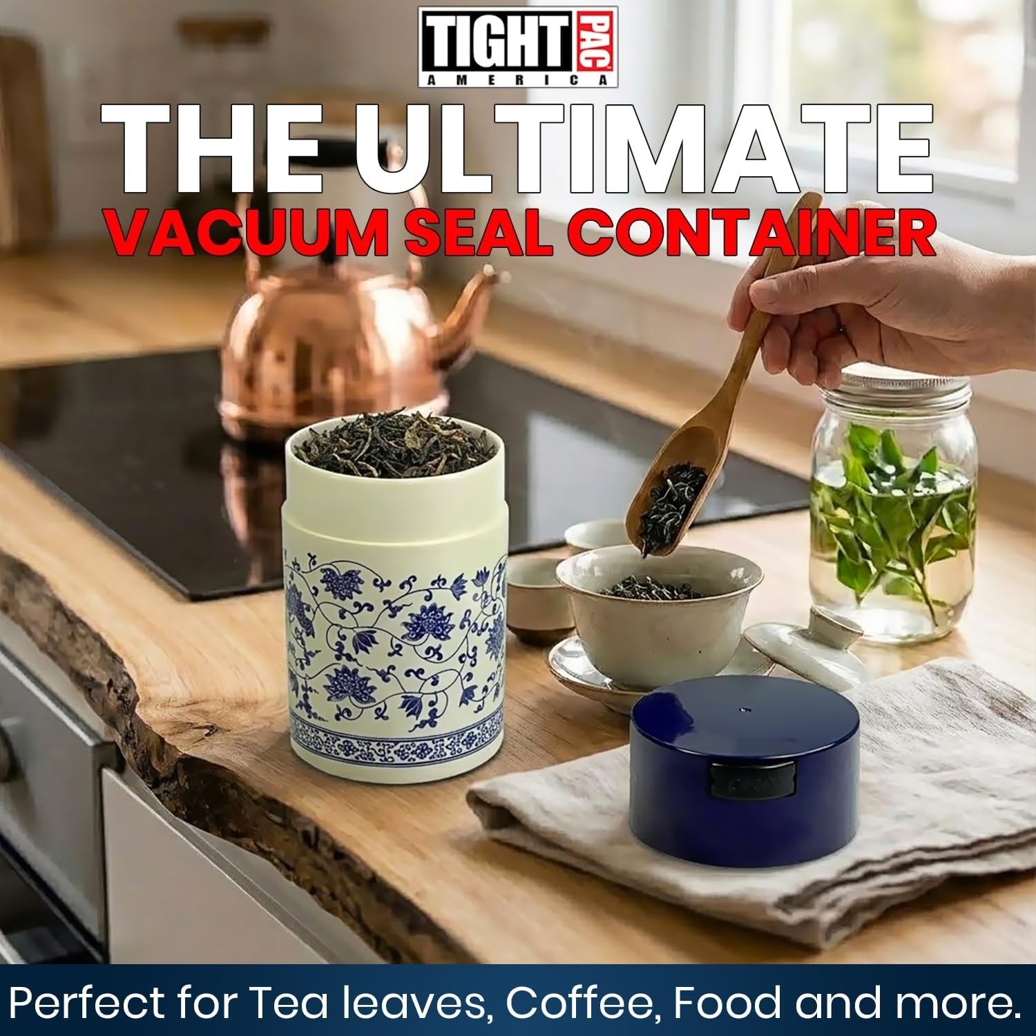 BPA-Free Vacuum-Sealed Tea Container: 6 Oz Capacity, Durable & Stylish