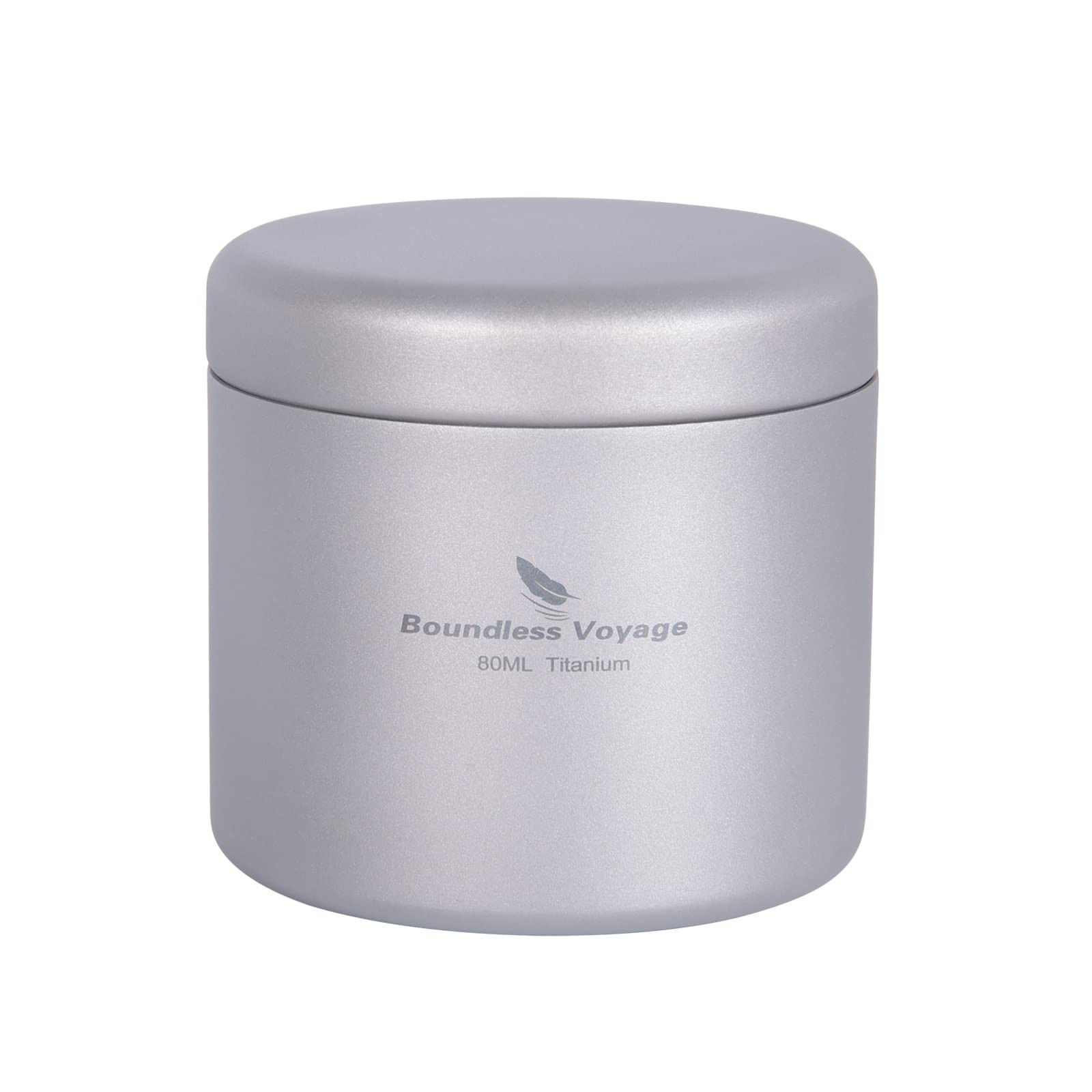 Boundless Voyage Pure Titanium Tea Coffee Canister Storage Container 80ml