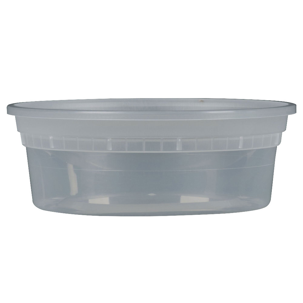 Pactiv 8 oz Newspring Delitainer Premium Round Food Container Clear | 480/Case