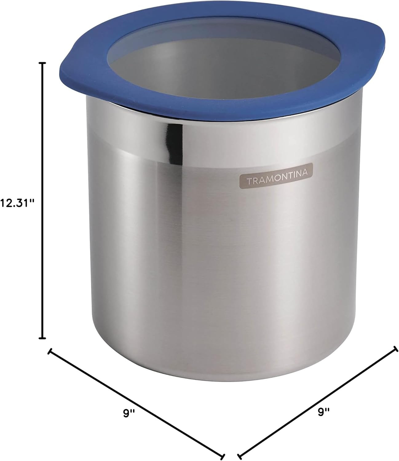 4-Piece Food Storage Containers with Silicone Lids, Stainless Steel Reusable Can