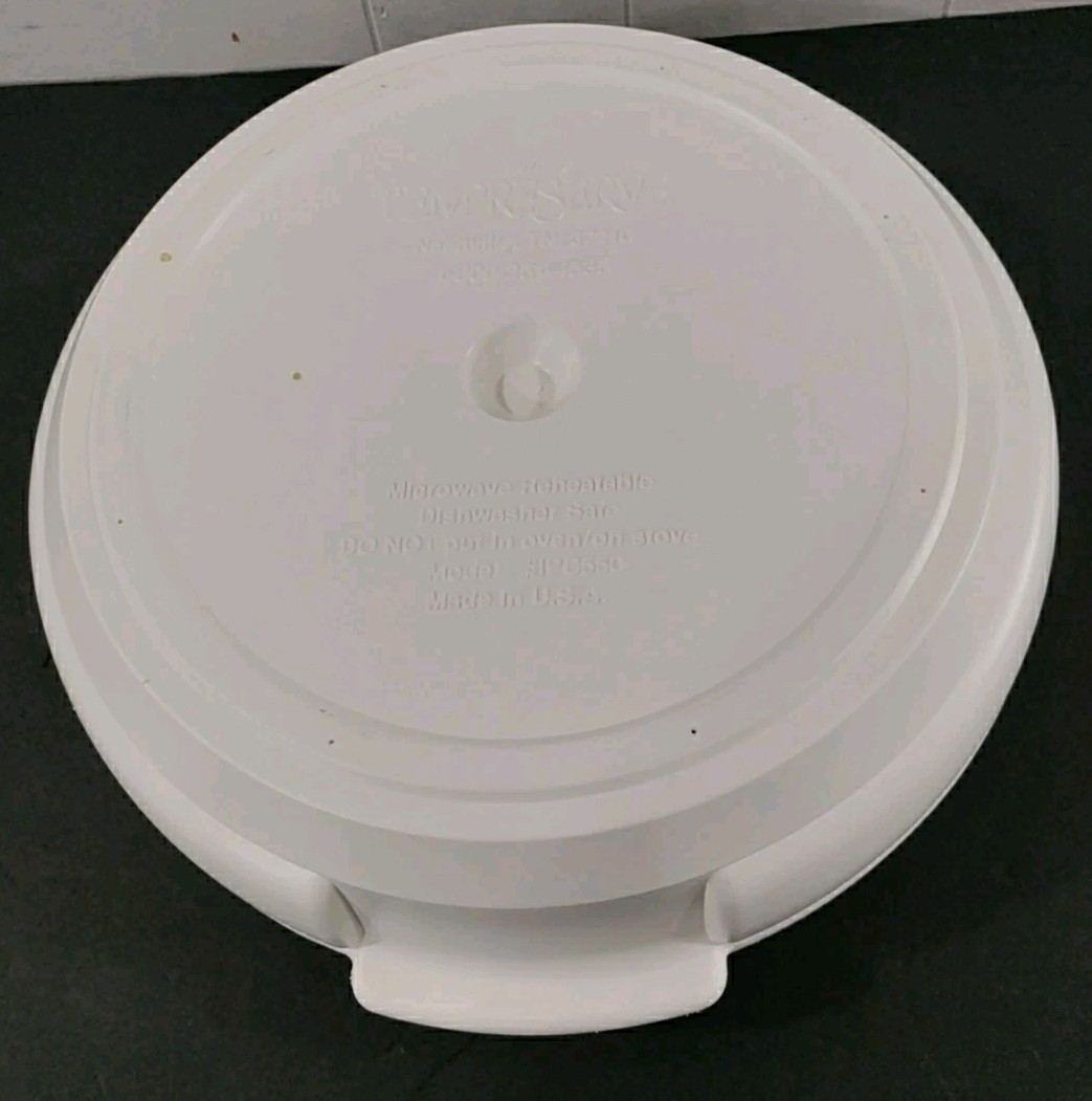Aladdin Tempreserve Insulated Round Hot Cold Food Carrier Pie Dish Server