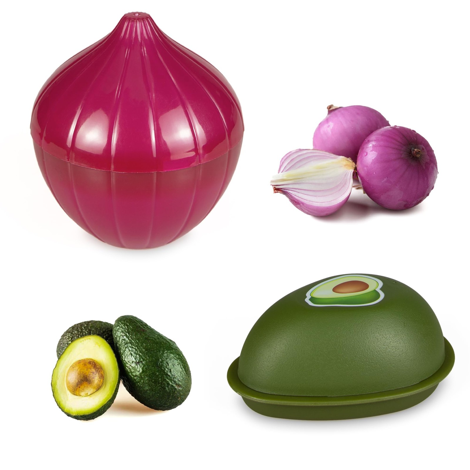 PIVNASY Vegetable and Fruit Storage Containers for 5.9 inches x 3.9