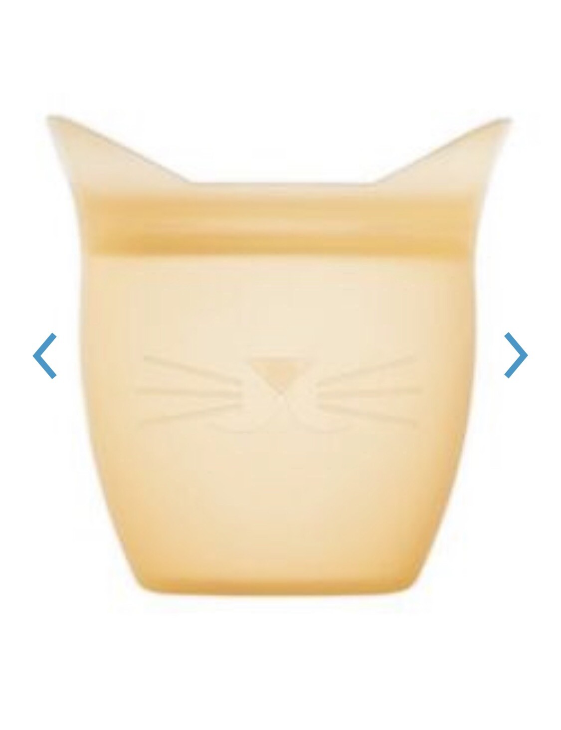 zip top baby cat silicone snack container – A0027
