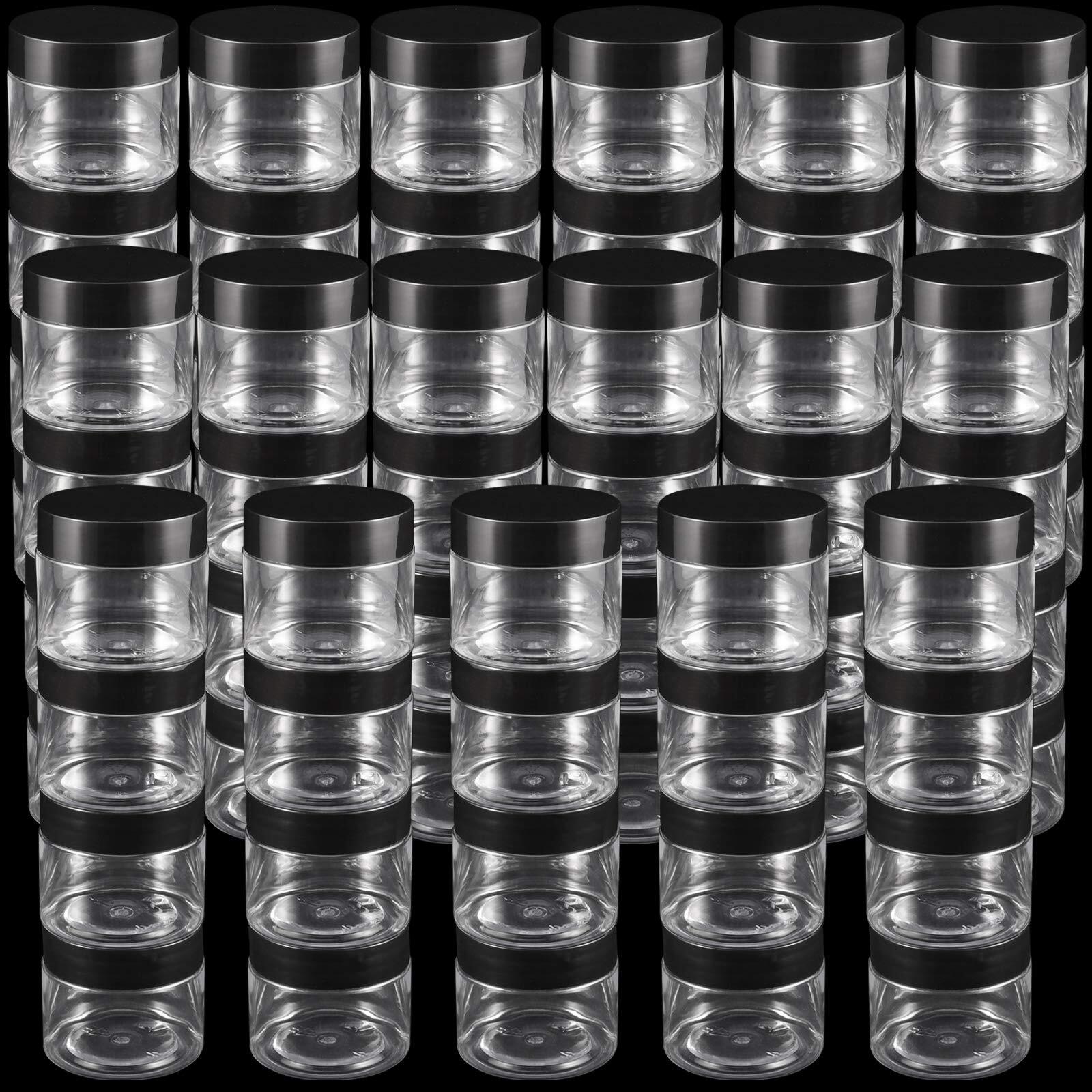 68 Pcs 2 Oz Plastic Jars With Lids Bpafree Food Grade Plastic Container Jars Wid