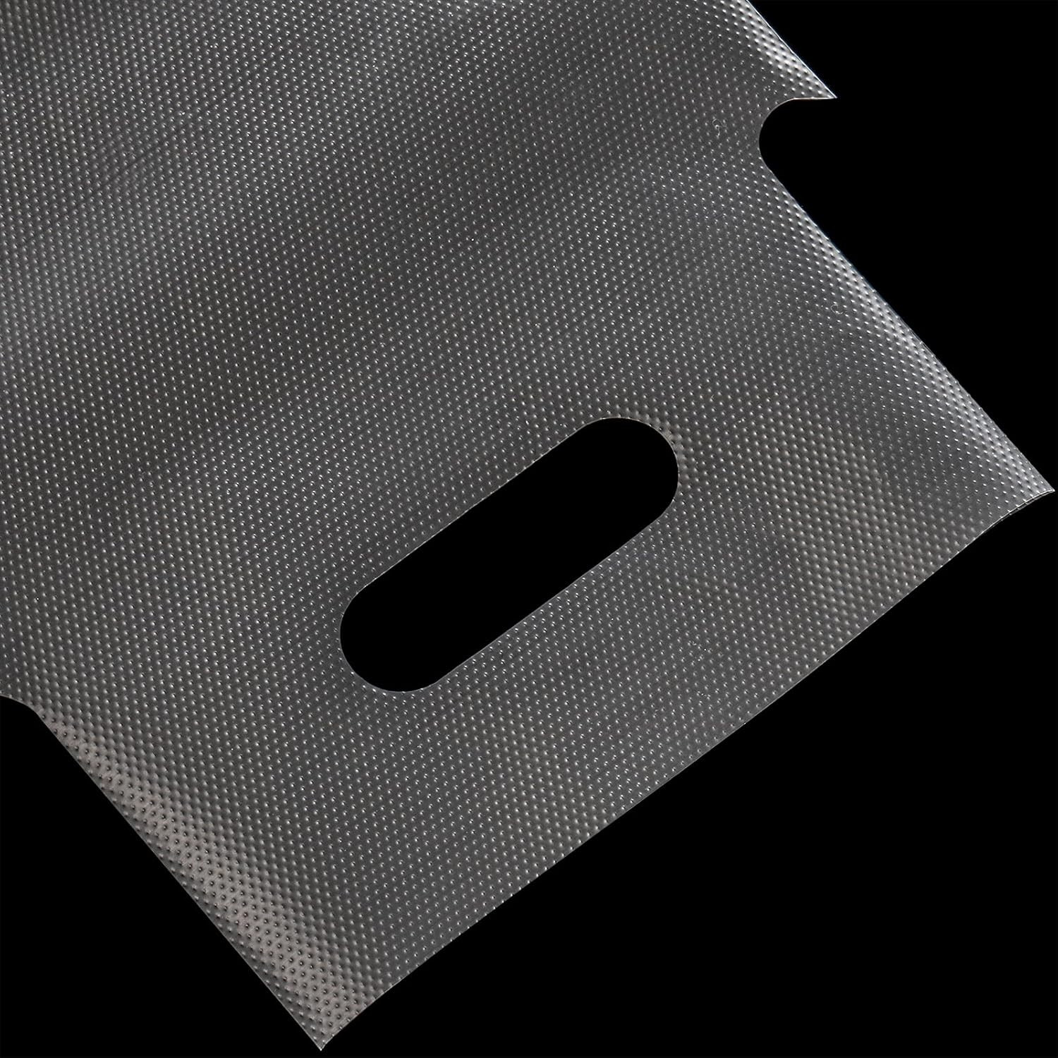 DEAYOU 500 PCS Clear Handle Drink Poly Bags Plastic Drinking Packaging Bag fo…
