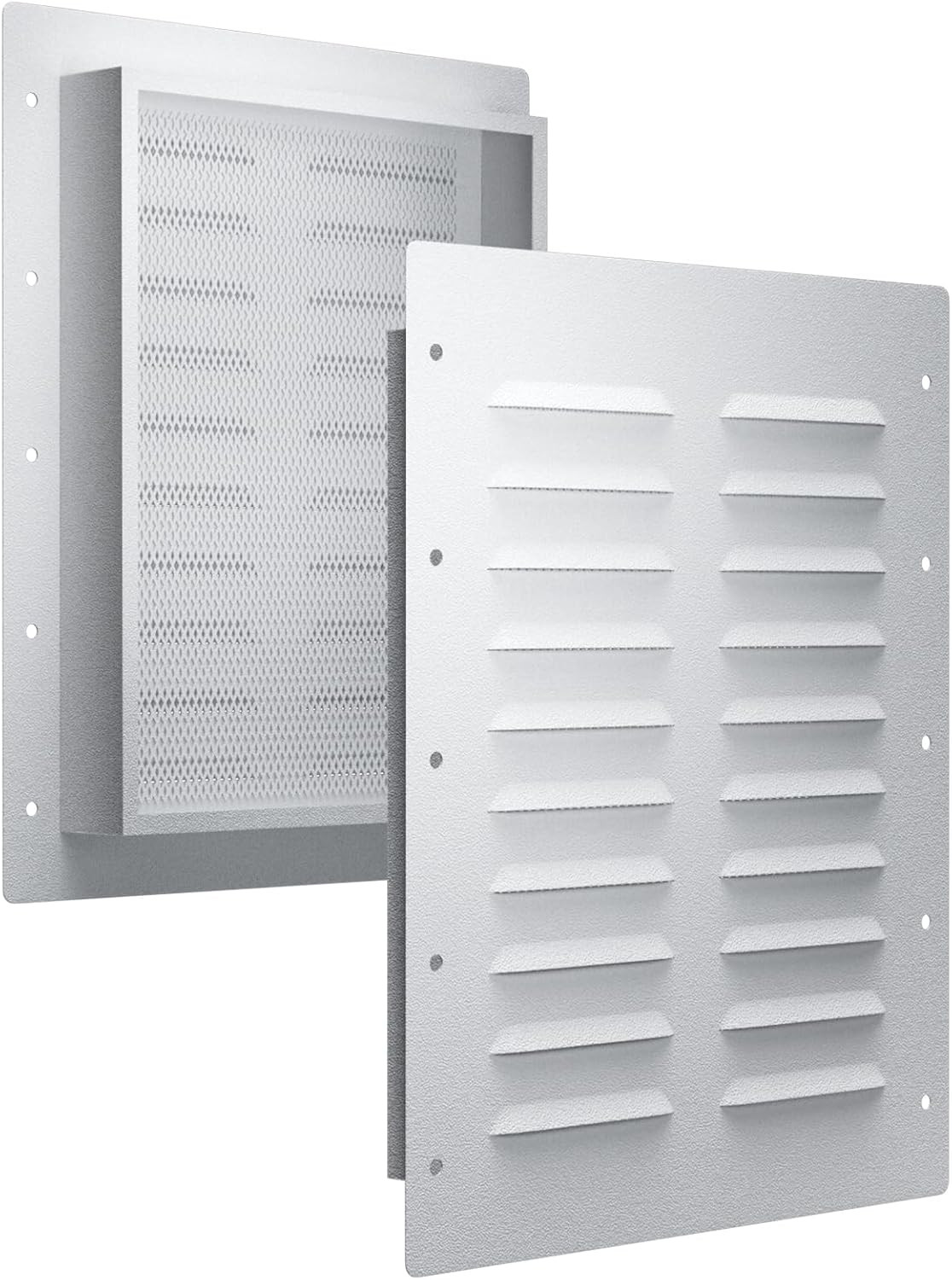 2 Pack Shipping Container Vent, Heavy Duty Air Vent for Containe R with Metal Me