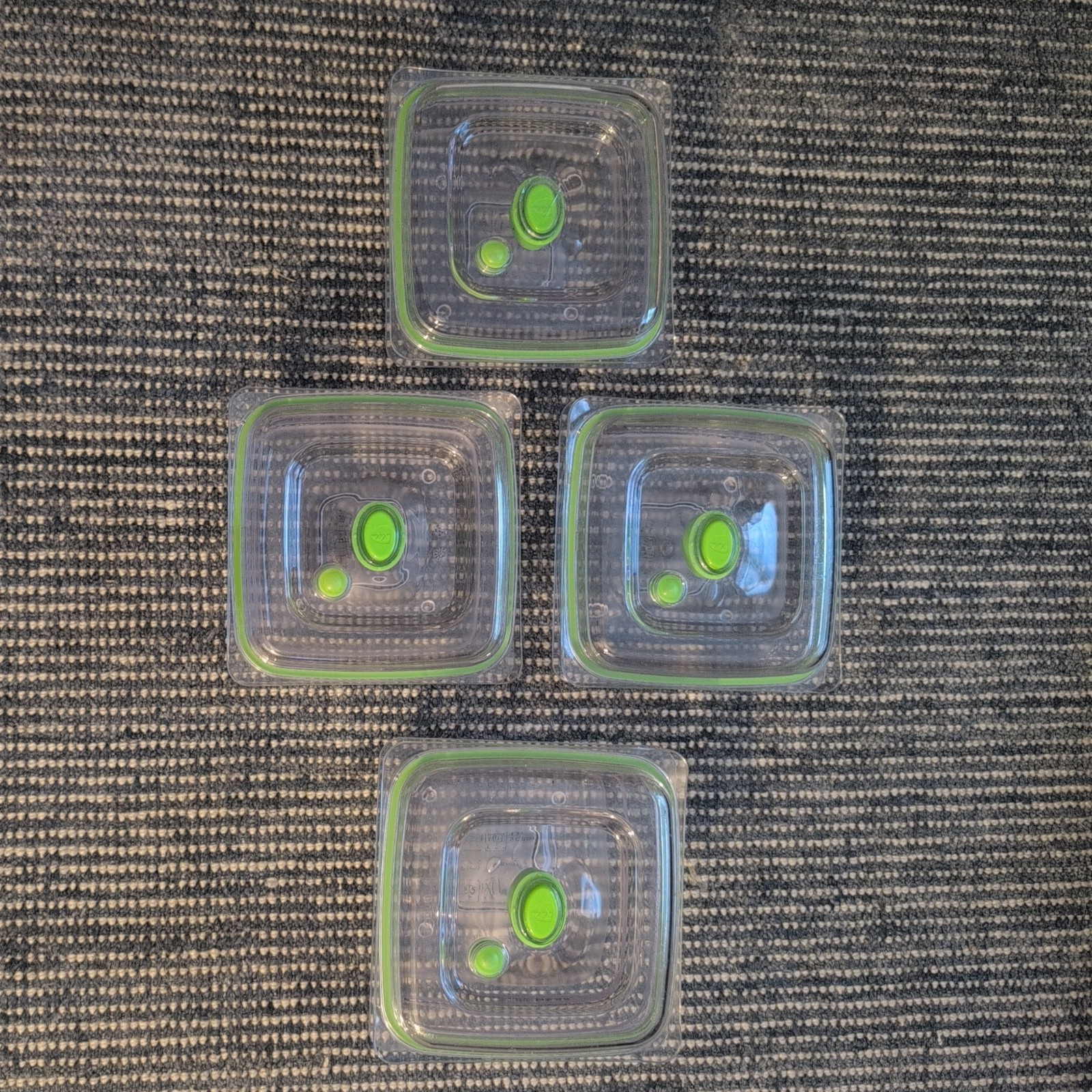 FoodSaver Vacuum Sealed Fresh Containers: 3- 3 Cups and 1- 5 Cup with Lids – EUC
