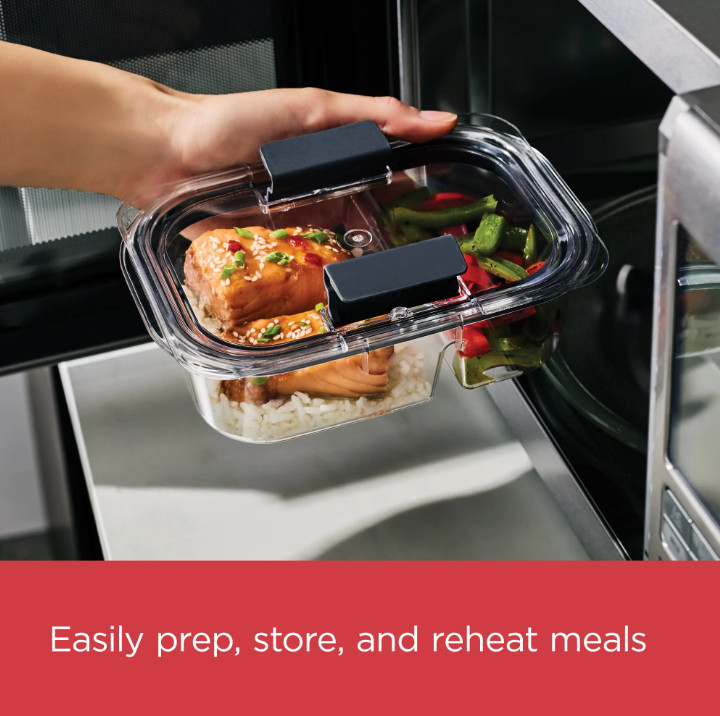 Rubbermaid 3.2 Cup Brilliance Stain-Proof Food Storage Container, Set of 2