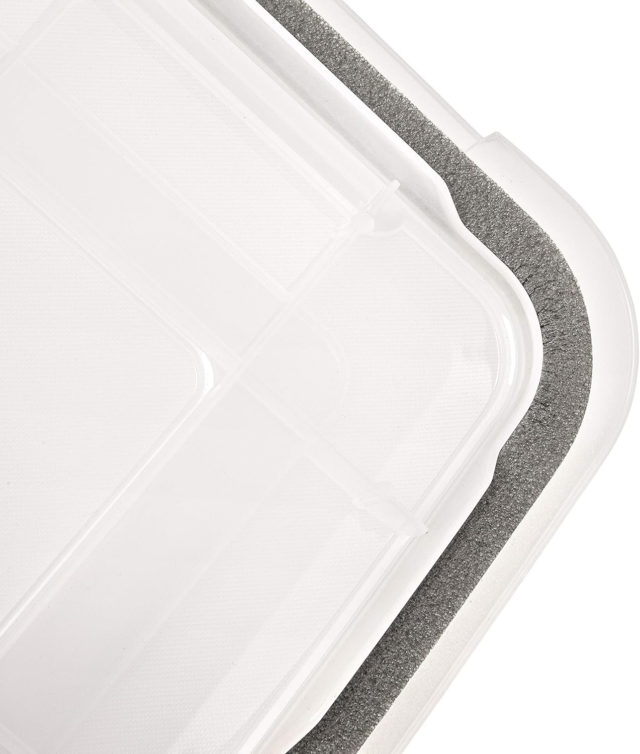 IRIS USA WeatherPro 32 Qt Storage Bins W/ Lids 4 Pack BPA-Free Plastic Gasket