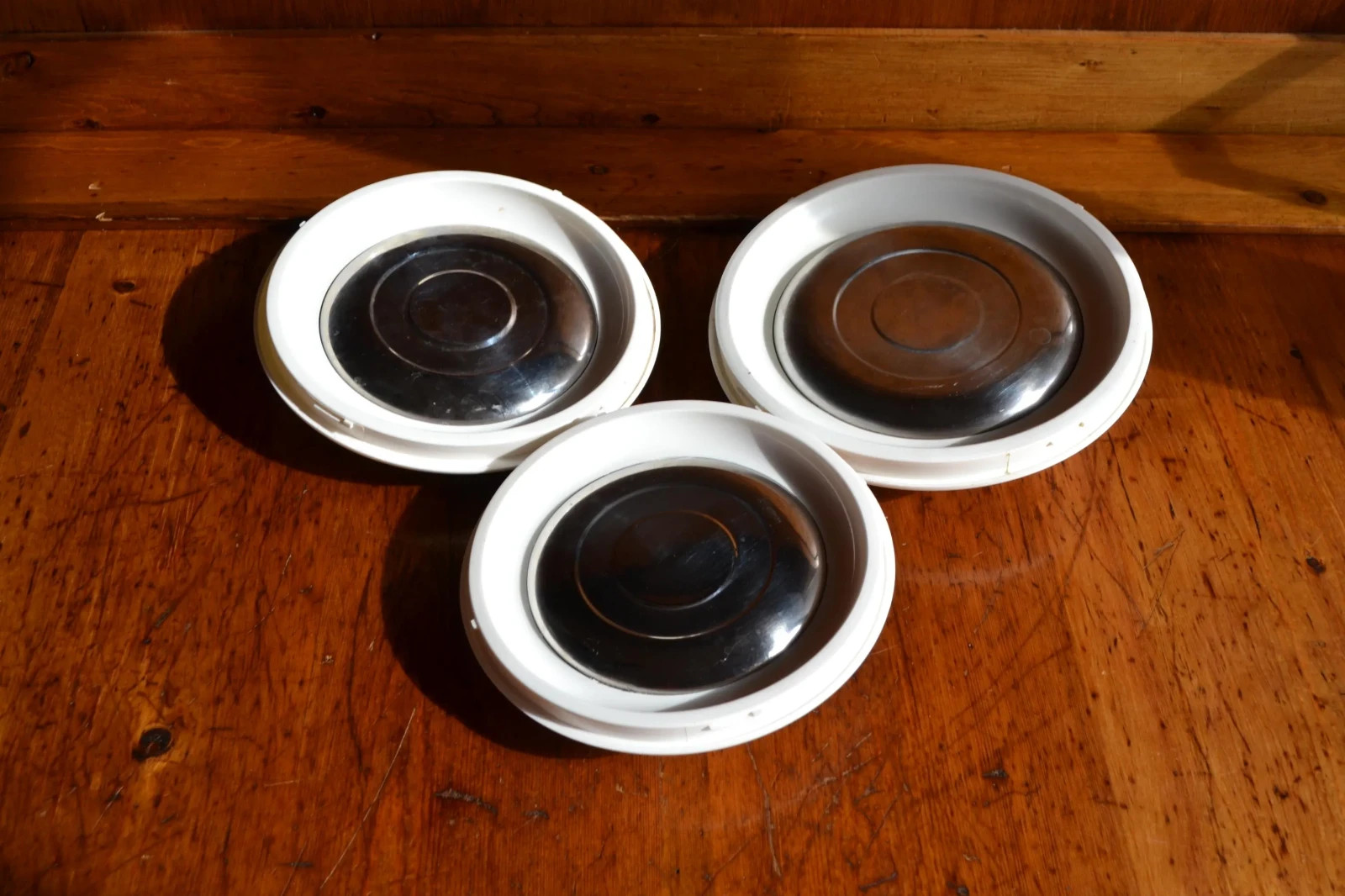 Vintage InsoCore Insulated Containers Hot/Cold Stackable Servers with Stainless