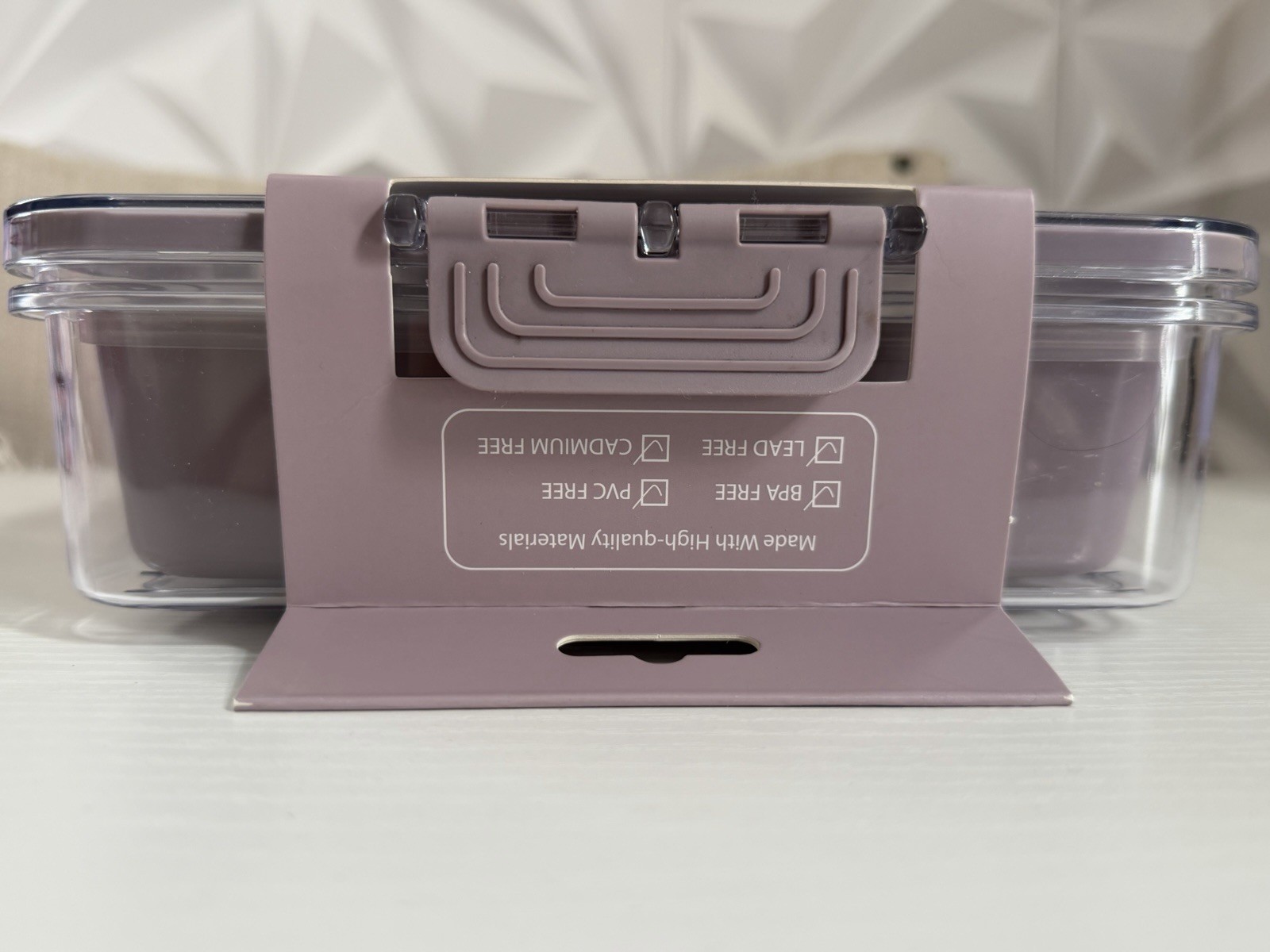 CWC Cook With Color Perfect On-The-Go Snack Box 8 Compartments Purple Airtight