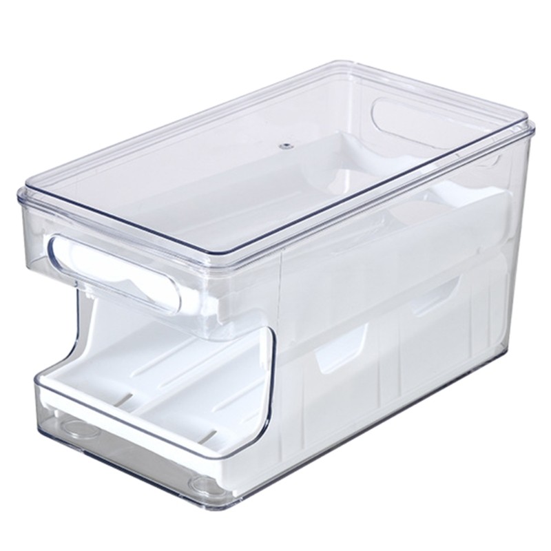Household Large Capacity Slide in Eggs Organizer for Eggs Storage and Retrieval