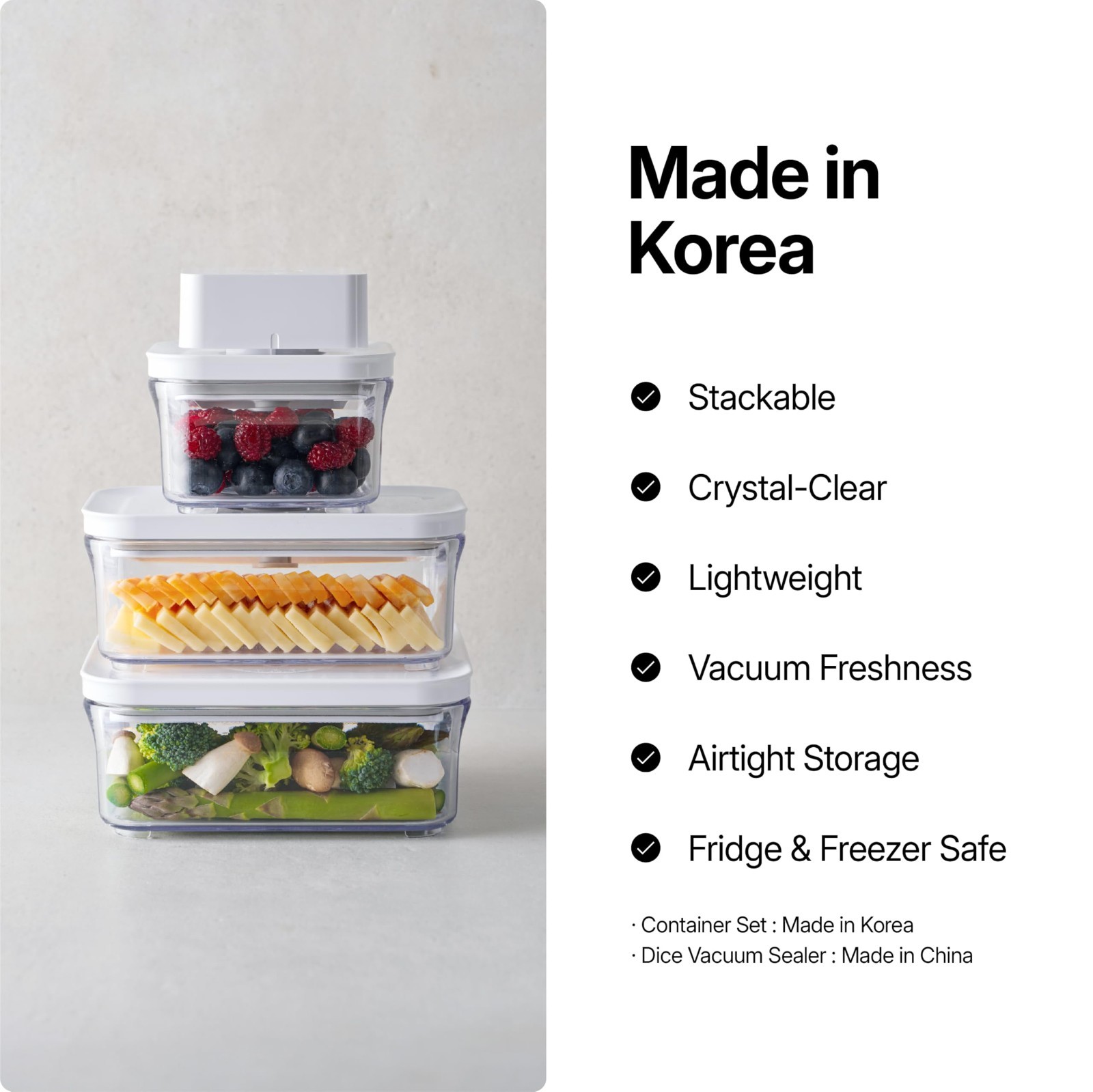 Airtight Food Storage Containers Set of 2 – Mini Rectangular, Leak Proof, BPA-Fr