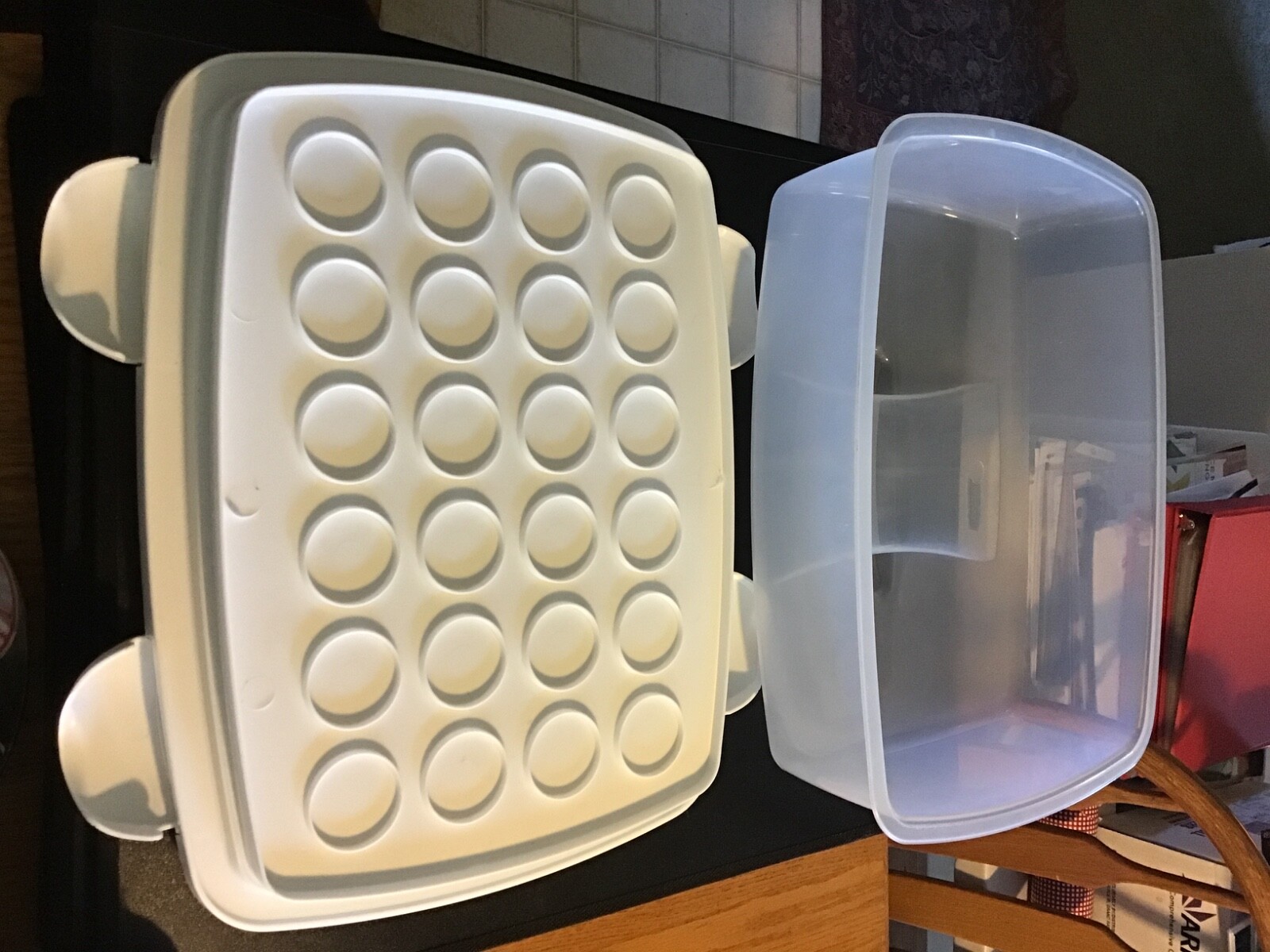 Wilton The Ultimate 3 in 1 Cupcake Caddy  Case  Holder Carrier (3 item lot)